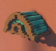 Snake Statue Minecraft, Hermit Craft Builds, Minecraft Copper Ideas, Copper House Minecraft, Minecraft Midevil Building Ideas, Minecraft Copper House, Copper Minecraft Builds, Copper Minecraft, Minecraft Copper Builds