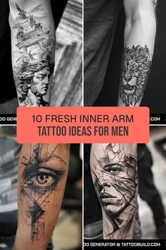 tattoos for men with the title 10 fresh inner arm tattoo ideas for men