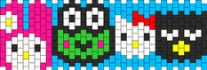 the pixel art is made up of different colors