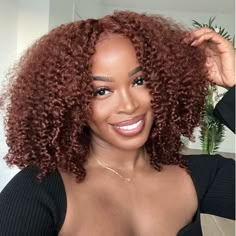 PRICES MAY VARY. 1.Copper Red Kinky Curly Lace Front Wigs :#33B colored kinky curly 13x4 lace front wigs human hair ,trendiest color style,soft and tangle free, lasting durability, shinny and smooth. 2.Reddish Brown 13x4 Lace Front Wigs:Breathable and Durable 13x4 inch transparent lace, medium cap (22.5 inches) with 3 combs and 2 adjustable straps, pre-plucked natural hairline, slightly bleached knots. 3.Nadula reddish brown human hair wigs advantage:Healthy and premium remy human hair material comes from young ladies,soft and smooth,full cuticle aligned,bouncy,soft and thick. 4.Auburn brown lace front wigs: 33B Color combos and curly texture are definitely a must-have, more fashionable, something to make you pop and stand out. It's the best option for daily wearing and important occasions Natural Curly Wig, Wig Ideas, Long Hair Wigs, Invisible Lace, Remy Hair Wigs, Glueless Wigs, Glueless Wig, Short Hair Wigs, Curly Lace Front Wigs