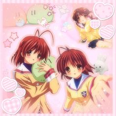 Clannad Pfp, Clannad Wallpaper, Dango Clannad, Dango Family, Shojo Girl, Girly Anime, Moe Artstyle