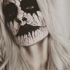 Halloween Makeup Skeleton/Corpse Paint @abbe_jo Instagram Corpse Paint Makeup Ideas, Corpse Makeup Metal, Halloween Makeup Skeleton, Corpse Makeup, Black Metal Corpse Paint, Female Corpse Paint, Trve Kvlt, Makeup Paint, Viking Makeup