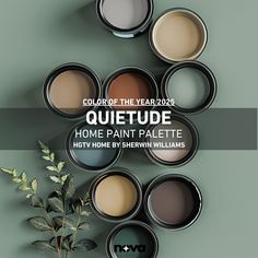 the color of the year is quietude home paint palette