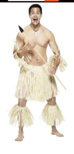 Jungle Costume, Hawaiian Beach Party, Zulu Warrior, Mens Fancy Dress, Hula Skirt, Warrior Costume, Grass Skirt, Hawaiian Party, Adult Halloween Costumes