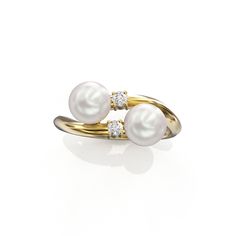 14k gold pearl ring double pearl ring vintage pearl and diamond ring 0.10 ct white pearl natural Saltwater pearl japan 6-6.5mm AAA ► FEATURES; white pearl : natural Saltwater pearl japan 6-6.5mm AAA Diamond: 2X2.3mm Total diamond carat weight: 0.10 ct Color G/H; clarity VS Material options: 14k rose gold, 14k yellow gold, 14k white gold Size: 4-9 US How to Order: Please select your preferred size and material from the menu while adding to cart. Processing & Shipping ❥ The craft period is abo Pearl Ring Vintage, Pearl Wedding Ring, Pearl Rings Vintage, October Birthstone Rings, Pearl Engagement Ring, Gold Pearl Ring, Rose Gold Pearl, Saltwater Pearls, Pearl And Diamond Ring