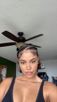 Cute Braids On Short Hair, Zigzag Cornrows Braid Hairstyles, Cornrows Patterns, Corn Rows With Curly Hair, 6 Cornrow Braids, Braids Into Ponytail Natural Hair, Cornrows Braids Natural Hair, Two Braids Natural Hair, Natural Hair Braids For Black Women