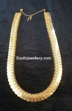 Kasulaperu Jewellery Indian Latest, Kasulaperu Latest Designs, Kasumala Designs, Kasulaperu Jewellery, Kasula Peru, South Jewellery, Kasu Mala, Latest Indian Jewellery, 22 Carat Gold Jewellery