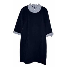 This Talbots Shirt Dress Is A Must-Have For Any Stylish Woman's Wardrobe. The Navy Blue Color And Solid Pattern Give It A Classic And Preppy Feel, While The Cotton Twill Material And 3/4 Sleeves Make It Perfect For Year-Round Wear. The Collared Neckline And Button Accents Add A Touch Of Sophistication, While The Pockets Provide Both Practicality And Style. Ideal For Travel, Casual Outings, Or Business Meetings, This Knee-Length Dress With A Zip Closure Is Versatile And Comfortable. Available In Shift Dress With Half Sleeves For Work, Navy Collared Dress For Work, Navy Long Sleeve Workwear Dress, Navy Long Sleeve Dress For Work, Navy Long Sleeve Dresses For Work, Casual 3/4 Length Dresses For Work, Dress Shirt Sleeves, The Navy, Navy Blue Color