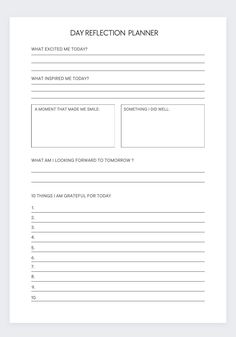 Daily Reflection Planner - your essential companion for mindful living and personal growth. Unlock the power of reflection with our beautifully crafted planner designed to help you navigate each day with intention and mindfulness. Whether you're a seasoned journaler or just beginning your journey of self-discovery, our Daily Reflection Planner provides the perfect space for self-reflection, gratitude, and goal-setting. At the end of the day, take a moment to reflect on your experiences, challeng Mindfulness Journal Template, Journal Daily Reflection, Daily Reflection Journal, Journal Mindfulness, Daily Mindfulness, Reflective Journal, Journal Daily, Mindfulness Journal, Daily Reflection