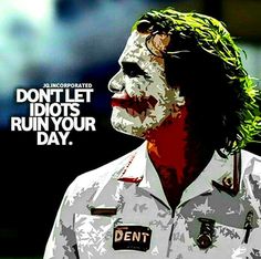 the joker movie poster with quote