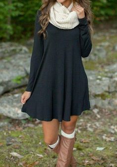 Chique Outfit, Warm Dresses, Mode Casual, Mini Dress Casual, Thanksgiving Outfit, Looks Style, Outfits Ideas, Women Dress, Amelie