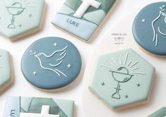 First Communion Cookies, Communion Cookies, Cross Cakes, Religious Cakes, Communion Cakes