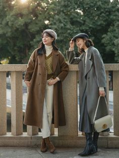 Brown Coat Outfit, Korean Winter Outfits, Winter Travel Outfit, Japan Outfit, Outfit Korean, Winter Fashion Outfits Casual, Coat Outfits, Autumn Outfit