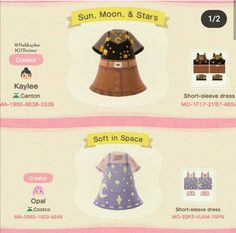 the dress is made to look like a sun, moon and stars outfit in space