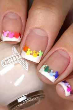 60  Best Disney Nails for Your Disney World Travel or Halloween Party (Cute, Classy, or Simple!) Donald Duck Nails Design, Easy Character Nail Art, Disney French Manicure, London Nails Designs, Disney Cruise Nails Design, Disney Nails For Kids, Disney World Nails Designs, Girls Nails Ideas, Disney Cruise Nails