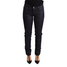 Step Into Sophistication With Our Gorgeous, Brand New Dark Blue Skinny Jeans, Expertly Crafted By Ermanno Scervino. Perfectly Tailored To Flatter With A Low Waist Design And Featuring A Classic 5-Pocket Style And Secure Zip Closure, These Jeans Infuse Italian Luxury Into Any Wardrobe. The Iconic Logo Details Subtly Embellish This Must-Have Piece, Ensuring An Elevated Everyday Look. Material: Cotton Color: Dark Blue Model: Low Waist Skinny Trouser Zipper Closure Country Of Origin: It We Are A Sma Female Owned Business, Low Waist Jeans, Jean Crafts, Slim Trousers, Slim Denim, Cotton Jeans, Ermanno Scervino, Slim Fit Pants, Denim Trousers