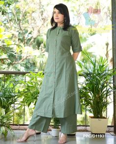 Plain Kurti Designs, Dress Designs For Stitching, Simple Dress Casual, Kurta With Palazzo, Simple Frock Design, Long Frock Designs, Stylish Kurtis Design, Latest Model Blouse Designs, Simple Kurta Designs