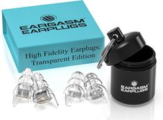 PRICES MAY VARY. FIRST CLASS HEARING PROTECTION - Our High Fidelity Earplugs protect your ears from harmful noise levels while still allowing you to clearly hear your surroundings. Get up to 21 dB of noise reduction (NRR 16 dB) so that you can do more of what you love while minimizing the risk of noise induced hearing loss, tinnitus, and anxiety. PRISTINE SOUND QUALITY - Our innovative attenuation filters allow you to hear the world around you, just at a lower volume. Reduces noise evenly to mai Concert Ear Plugs, Keychain Carabiner, Noise Sensitivity, Blue Filter, Hearing Protection, Noise Levels, Hearing Loss, High Fidelity, Ear Protection