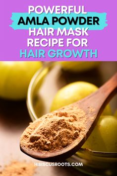 Amla Hair Mask Diy, Ayurvedic Hair Mask Recipes, Amla Powder Hair Mask For Hair Growth, Amla Powder For Hair Growth, Amla Powder Recipes, Ayurvedic Recipes For Hair, Amla Powder Hair Mask, Amla Powder Benefits