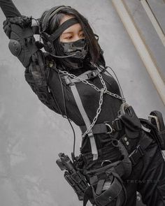 Techwear girl outfit Techwear Female, Techwear Girl Outfit, Techwear Girl, Techwear Women, Tactical Suit, Tech Girl