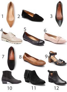 Professional Comfortable Shoes, Comfortable Shoes Business, Womens Work Shoes Comfortable, Shoes For The Office For Women, Professional Flats For Women, Best Dress Shoes For Walking, Business Causal Shoes For Women, Womens Casual Work Shoes, Comfortable Dress Shoes For Women Heels Work