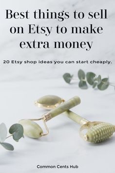 The best Etsy shop ideas are things you may be able to make at home. Things To Sell On Etsy, Etsy Shop Ideas, Earn Extra Money Online, Living On A Budget, Make Extra Money, Earn More Money