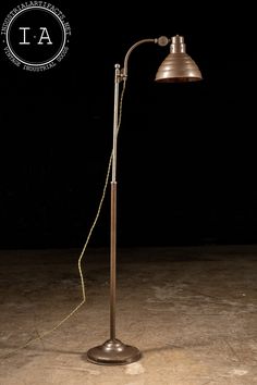 "This art deco floor lamp features a gooseneck and adjustable height, offering for a wide range of lighting capabilities. The shade of this lamp pivots allowing for 90 degrees of lighting positions. This floor lamp has vintage cloth cording, please note that the sale of this lamp does not include a bulb.  11\" dia and  57\" H  Shade: 9.25\" dia (extends 16\" from the shaft of the lamp) Please refer to photos regarding condition. For more information regarding delivery of your order, please review our shipping Terms and Conditions below. JM - 100522 - 105134 TERMS & CONDITIONS PARCEL SHIPPING We ship smaller objects with UPS and USPS. All shipments are fully insured and adhere to carrier packing guidelines. Shipping costs for smaller items are free up to $100. If a parcel shipment exceeds $ Dressing Room Mirror, Art Deco Floor, Art Deco Lamp, Art Deco Floor Lamp, Deco Lamp, Industrial Floor Lamps, Screen Painting, Adjustable Floor Lamp, Vintage Cloth