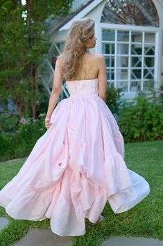 Marie Antoinette Selkie Dress, Luxury Skirt, Pink Victorian Ball Gown With Ruffles, Open Front Skirt, Pink Voluminous Gathered Skirt, Voluminous Pink Ruffled Skirt, Selkie Dress, Elegant Pink Ruffled Tulle Fabric, Layering Style