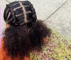 Simple Braided Hairstyles Medium Length, Low Tension Natural Hairstyles For Kids, Toddler Hairstyles For Curly Hair, Little Mixed Girl Hairstyles Easy, Lil Girl Hairstyles Braids, Mixed Girl Hairstyles, Kid Hair