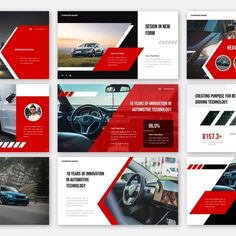 DRIFT - Auto Parts Business Car Presentation Google Slides Template Presentation Google Slides, Business Car, Slides Google, Slides Template, Advertising Design, Presentation Design