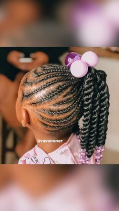 Girls Crochet Hairstyles, Simple Braids For Kids, A Cute Hairstyle, Braid Styles For Girls, Easy Braid Styles, Toddler Braided Hairstyles, Black Kids Braids Hairstyles, Cute Toddler Hairstyles, Kids Hairstyle