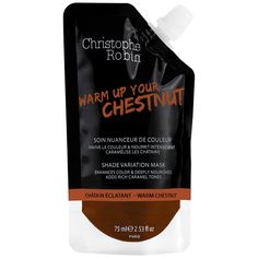 Buy Shade Variation Mask Pocket - Warm Chestnut online at Christophe Robin Hair Shade, Buriti Oil, Christophe Robin, Bleach Blonde Hair, Towel Dry Hair, Subtle Highlights, How To Look Rich, Color Caramelo, Theobroma Cacao