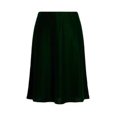 The soft hand of lavish velvet and a calf-grazing A-line silhouette give this skirt an effortlessly elegant look. Emerald Skirt, Dark Green Skirt, 90s Skirt, Closet Build, Elegant Look, Green Skirt, Soft Hands, Soft Hand, A Line Skirt