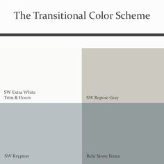 the color scheme for an interior paint scheme