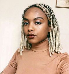 Cornrows With Beads, Short Box Braids Hairstyles, Short Box Braids, Faux Locs Hairstyles, Cute Box Braids Hairstyles, Twist Braid Hairstyles, Short Braids, Cool Braid Hairstyles, Box Braids Styling