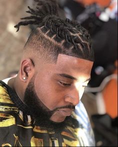 Faded Locs Men, Cornrow Dreadlocks Men, Dreds Locs Hairstyles For Men, Locs And Fades Men, Male Short Loc Styles, Men’s Dreadlocks, High Top Dread Styles For Men