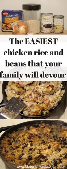 the best chicken rice and beans that your family will devour is in this recipe