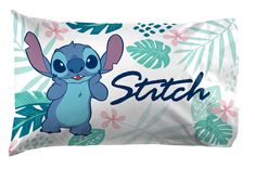 a pillow with an image of stitch on it