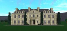 Bloxburg Mansion Traditional, Bloxburg Chateau House, Bloxburg French House Layout, Victorian Manor Bloxburg, Castle House Design Bloxburg, Classical Bloxburg House, Old Mansion Layout, Bloxburg Manor House