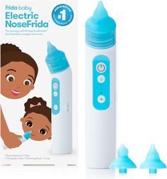 an electric baby bottle is shown next to the packaging for it's new product