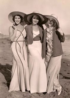 Sombreros de bogota Adrienne Ames, Glamour Vintage, Three Women, Look Retro, Cruise Wear