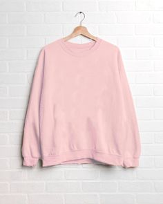 This item is for Pre-Order **Please allow atleast 2 weeks for processing and shipping** 8 oz. 50/50 Preshrunk Cotton/Polyester Meaningfully distressed, each piece unique - Colors & Distressing may vary Pink Basic Sweatshirt With Relaxed Fit, Pink Relaxed Fit Basic Sweatshirt, Pink Crew Neck Soft-washed Sweatshirt, Pink Soft-washed Crew Neck Sweatshirt, Oversized Soft-washed Pink Sweatshirt, Basic Long Sleeve Pink Sweatshirt, Basic Pink Long Sleeve Sweatshirt, Basic Pink Cotton Sweatshirt, Plain Cotton Crew Neck Sweatshirt