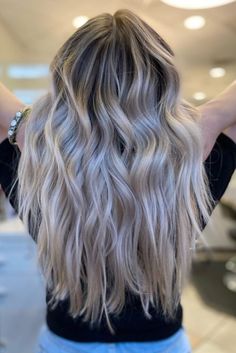 blonde hair color ideas Icy Blonde Hair Balayage, Ashy Blonde Hair Balayage, Ashy Blonde Hair, Ashy Blonde, Balayage Hair Blonde, Platinum Blonde