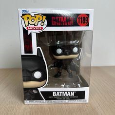 the batman movie pop vinyl figure is in its original box and it's ready to be shipped