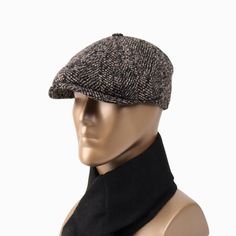 Step up your fashion game with our premium Newsboy hats, crafted from the finest quality fabric available. Our hats are the perfect combination of style and comfort, providing you with the ultimate accessory to complement any outfit. Whether you're looking to add a touch of sophistication to your everyday look or need the perfect accessory for a special occasion, our Newsboy hats are the perfect choice. Each hat is handmade with care, ensuring that you receive a one-of-a-kind product that is bot Peaky Blinders Hat, Men Christmas Gift, Gatsby Hat, Wool Caps, Brown Tweed, Baker Boy, Hat Men, Man Hat, News Boy Hat