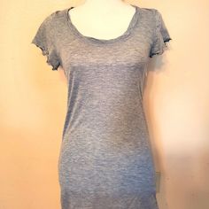 Nbw Nwt Vintage Victoria's Secret Angels Tee. 100% Cotton With Scalloped Sleeves. Light Heather Grey Approx 36" In The Bustline Scalloped Sleeves, Victoria's Secret Angels, Cap Sleeve Tee, Angels Logo, Glitter Top, Victoria Sport, Black Graphic Tees, Victoria Secret Angels, Hooded Shirt