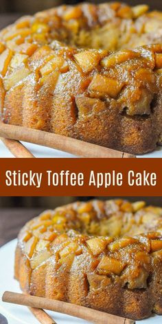 this sticky toffee apple cake is the perfect dessert