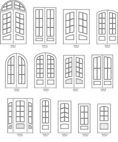 different types of doors and windows