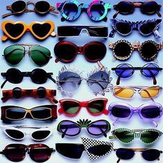 Yellow Hearts, Funky Glasses, Trendy Glasses, Cute Sunglasses, نظارات شمسية, Cool Glasses, Fashion Eye Glasses, Moda Chic, Stylish Glasses