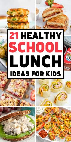 healthy school lunch ideas for kids